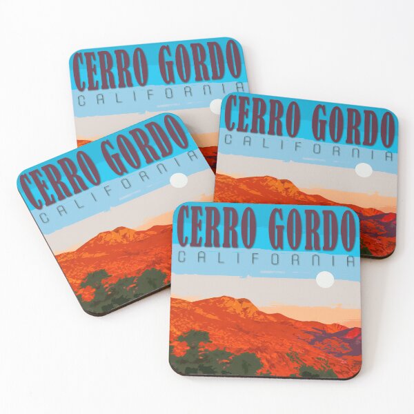 Item preview, Cerro Gordo Inyo Mountains Travel Poster designed and sold by SJMexplores.