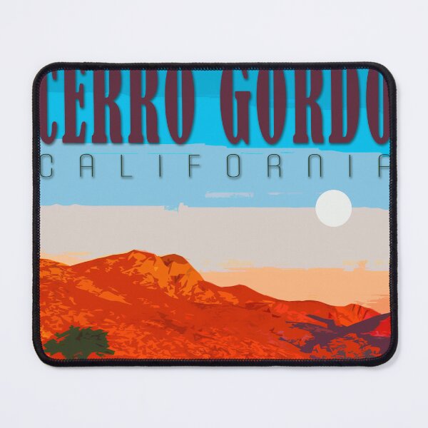 Item preview, Cerro Gordo Inyo Mountains Travel Poster designed and sold by SJMexplores.