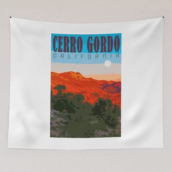 Item preview, Cerro Gordo Inyo Mountains Travel Poster designed and sold by SJMexplores.