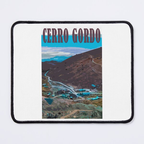 Item preview, Cerro Gordo Ghost Town Travel Poster designed and sold by SJMexplores.