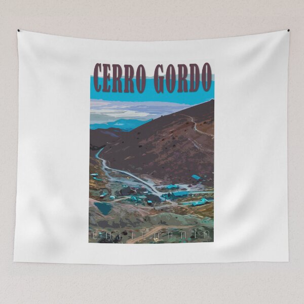 Item preview, Cerro Gordo Ghost Town Travel Poster designed and sold by SJMexplores.