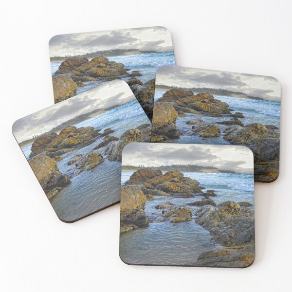 Item preview, Storm Clouds over Stormy Seas and Rocky Beach designed and sold by outdoorsinn.