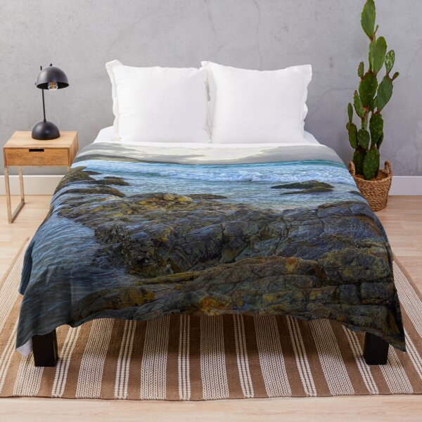 Item preview, Storm Clouds over Stormy Seas and Rocky Beach designed and sold by outdoorsinn.