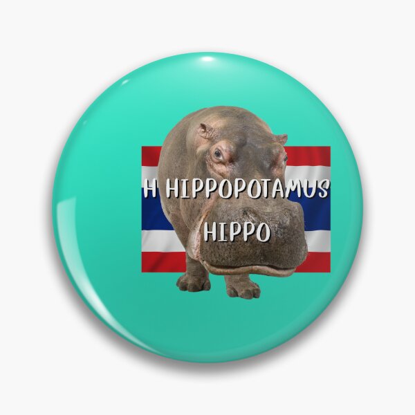 Item preview, ็H Hippopotamus Hippo, english alphabet to thai translation  designed and sold by pookamon14.