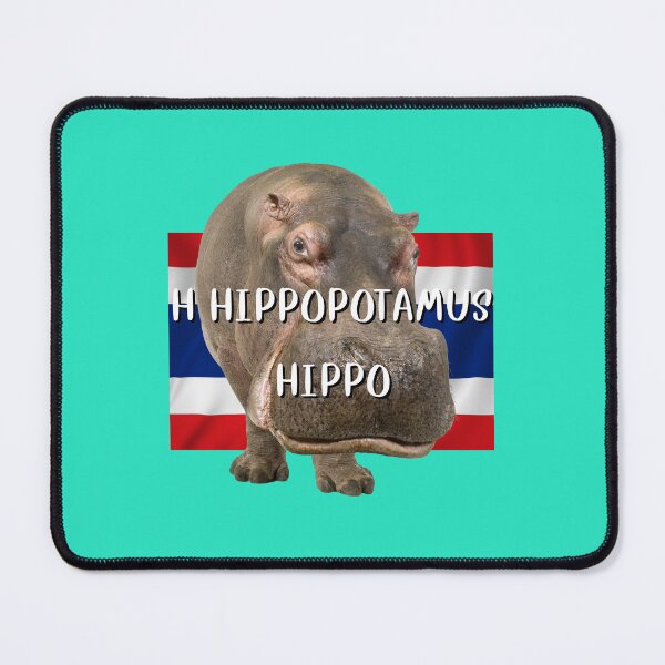 Item preview, ็H Hippopotamus Hippo, english alphabet to thai translation  designed and sold by pookamon14.
