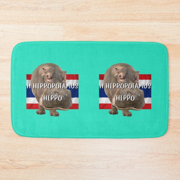 Item preview, ็H Hippopotamus Hippo, english alphabet to thai translation  designed and sold by pookamon14.