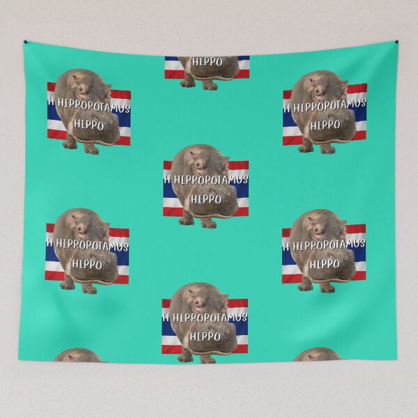 Item preview, ็H Hippopotamus Hippo, english alphabet to thai translation  designed and sold by pookamon14.