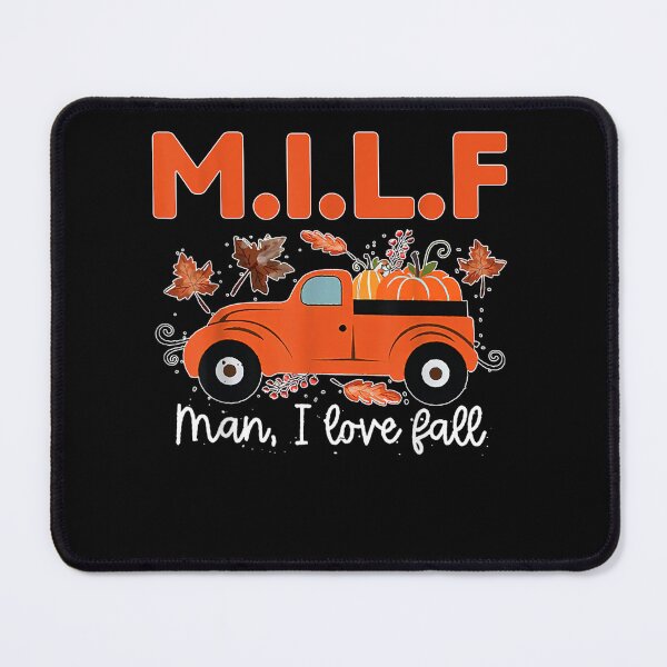 Item preview, MILF Man I Love Fall Funny Seasonal Truck Pumpkin Autumn designed and sold by RonniePotter78.