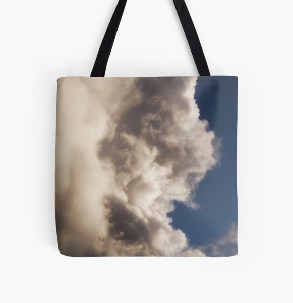 The Clouds Breath All Over Print Tote Bag