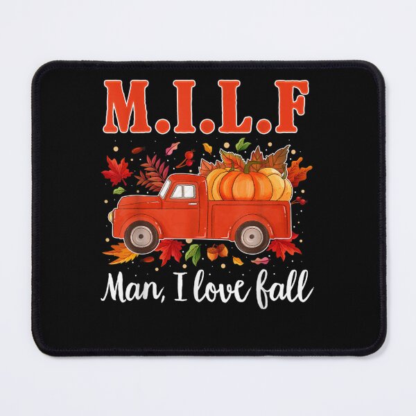 Item preview, MILF Man I Love Fall Funny Seasonal Truck Pumpkin Autumn designed and sold by RonniePotter78.