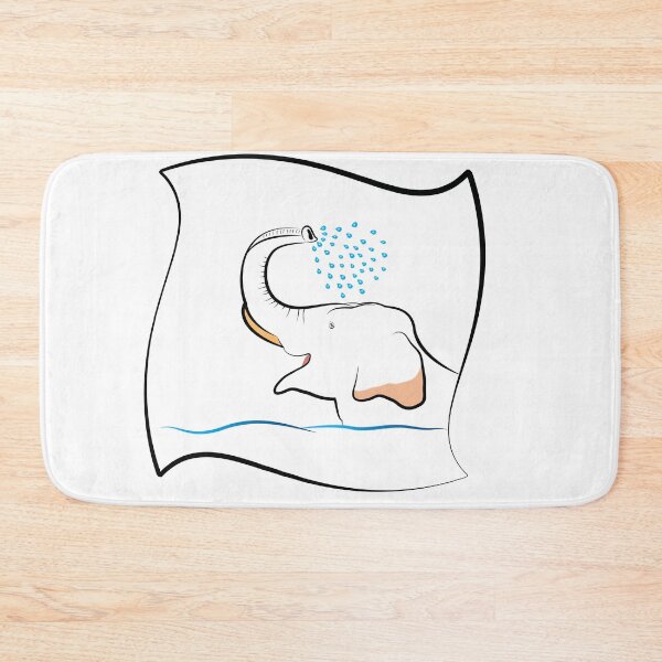 Item preview, Bathing elephant designed and sold by AnuNP.