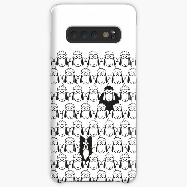 Border Collie and Black Sheep Samsung Galaxy Snap Case