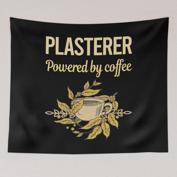 Item preview, Powered By Coffee Plasterer designed and sold by cossinulsesj.