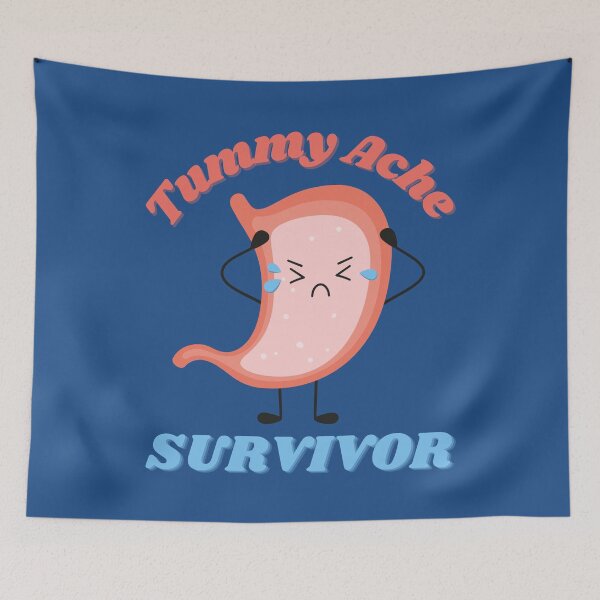 Item preview, Vintage Tummy Ache Survivor Cute Kawaii  designed and sold by LoveSeasonz.