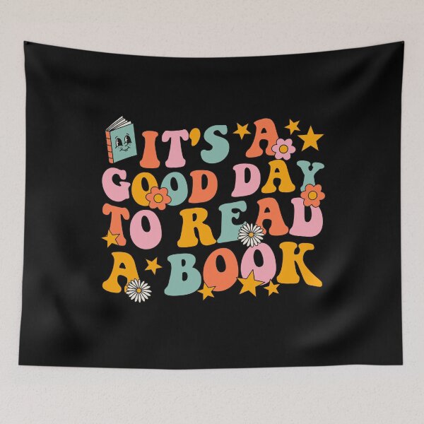 Item preview, Its a Good Day To Read a Book Groovy Library Reading Lovers designed and sold by JokeGysen.