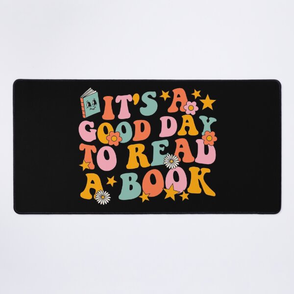 Item preview, Its a Good Day To Read a Book Groovy Library Reading Lovers designed and sold by JokeGysen.