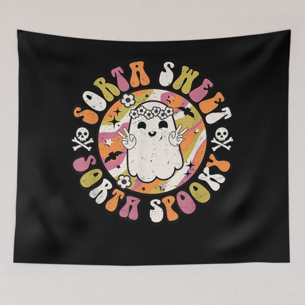 Item preview, Retro Sorta Sweet Sorta Spooky Boo Ghost Funny Halloween  designed and sold by charalphe.