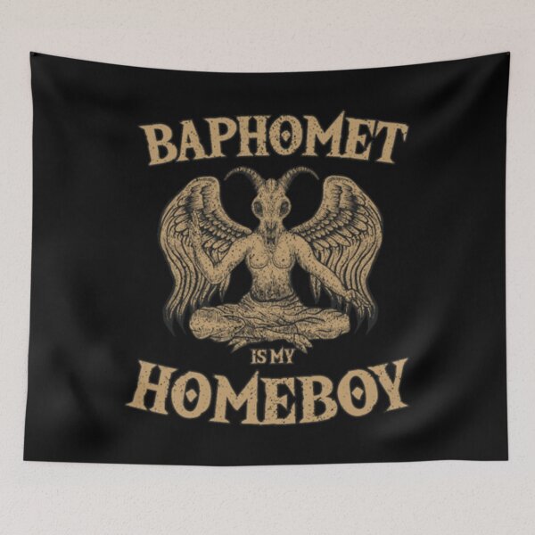 Item preview, Baphomet is my homeboy satanic satanism lucifer designed and sold by AntonyVegar.