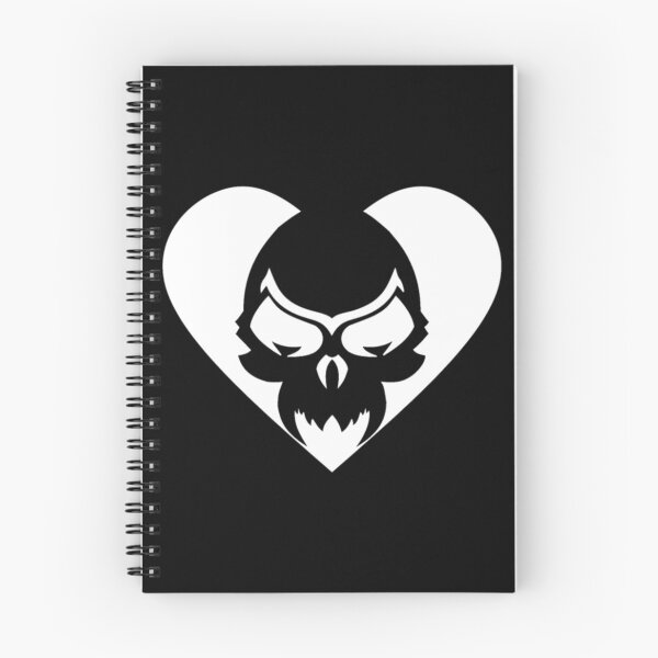 Item preview, Evil Demonic White Heart Skull designed and sold by AntonyVegar.