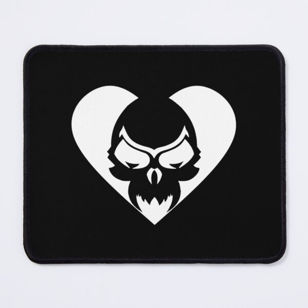 Item preview, Evil Demonic White Heart Skull designed and sold by AntonyVegar.