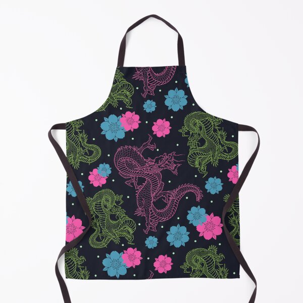 Item preview, Green, Pink Dragons and Pink, Blue Sakura Dreams designed and sold by Guided by Light Art.