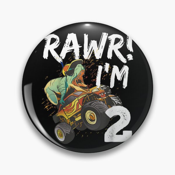 Item preview, Rawr I'm 2 Bday Monster Truck Dinosaur T Rex 2nd Birthday  designed and sold by charalphe.