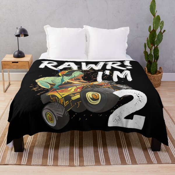 Item preview, Rawr I'm 2 Bday Monster Truck Dinosaur T Rex 2nd Birthday designed and sold by charalphe.