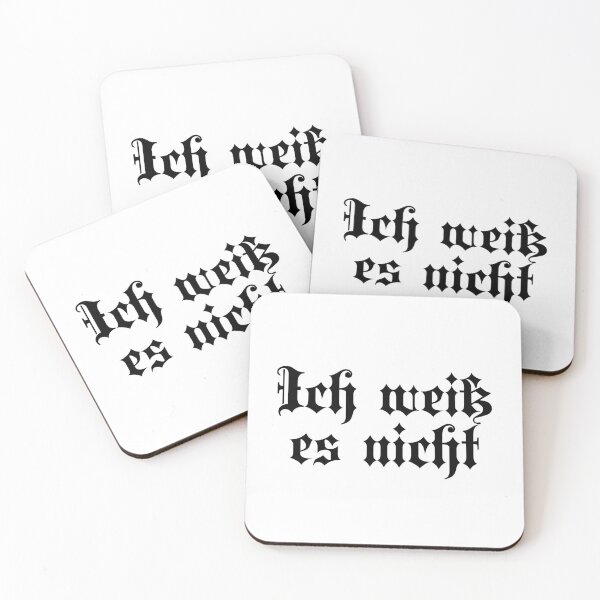 Item preview,  Ich Weiß Es Nicht - I Don't Know - German Language designed and sold by JourneyCreative.