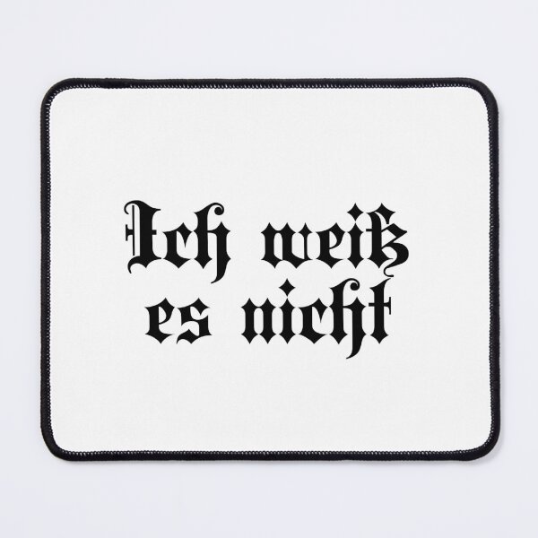Item preview,  Ich Weiß Es Nicht - I Don't Know - German Language designed and sold by JourneyCreative.