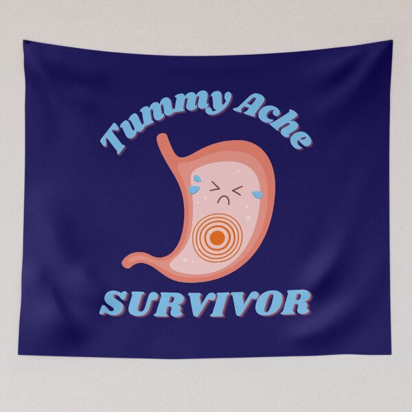 Item preview, Vintage Tummy Ache Survivor - Cute Kawaii  designed and sold by LoveSeasonz.