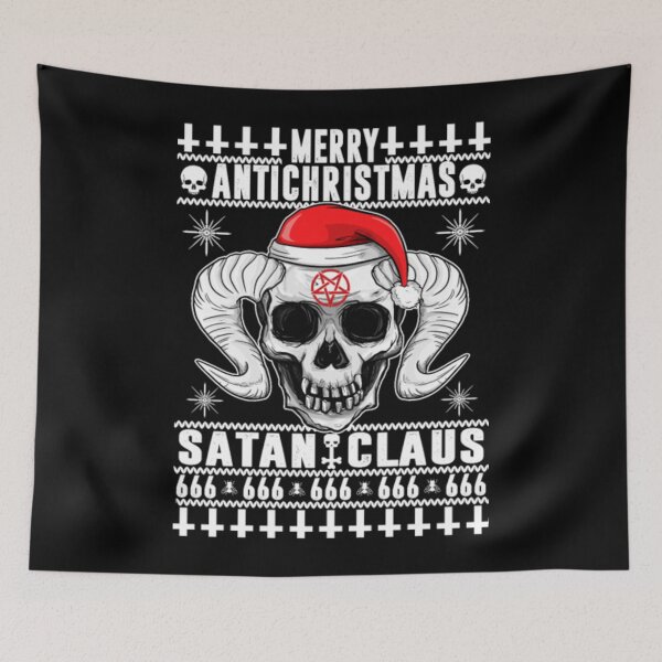 Item preview, Merry Antichristmas - Satan Claus Ugly Sweater designed and sold by AntonyVegar.