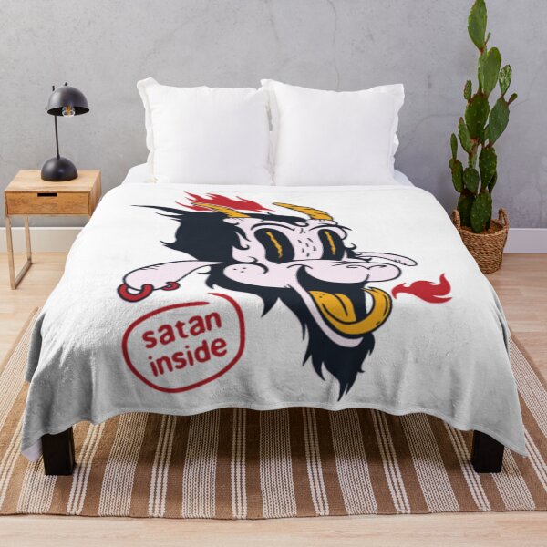 Item preview, Satan Inside Retro Devil Cartton designed and sold by AntonyVegar.