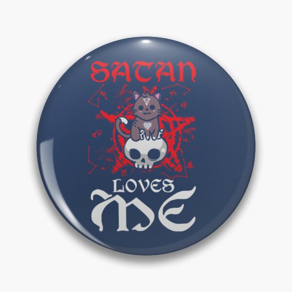 Artikelvorschau, Satan liebt mich kawaii satanische Tier böse Katze entworfen und verkauft von AntonyVegar.