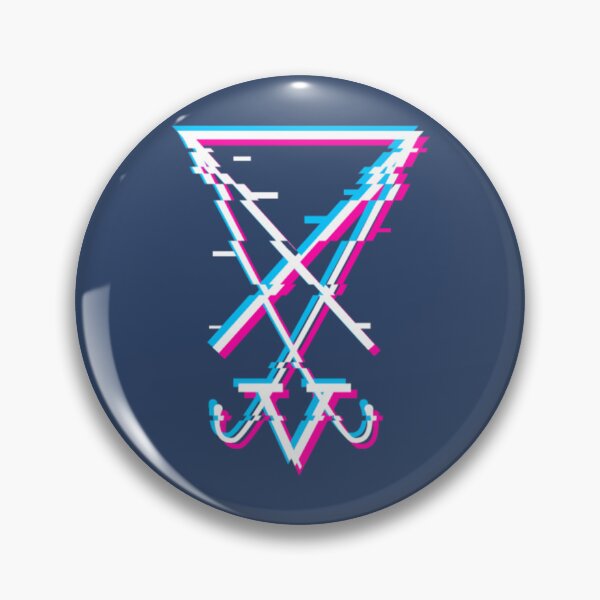 Artikelvorschau, Siegel von Lucifer Aesthetic Goth Emo Vaporwave Geschenk entworfen und verkauft von AntonyVegar.