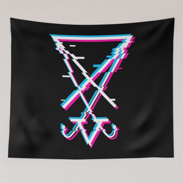 Item preview, Sigil of Lucifer Aesthetic Goth Emo Vaporwave Gift designed and sold by AntonyVegar.