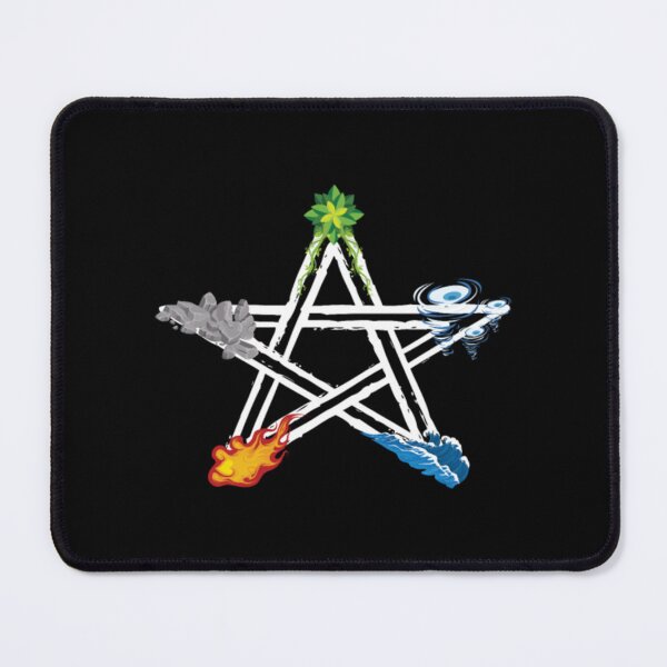 Item preview, Wicca Pagan Five Elements Magic Circle Pentagram designed and sold by AntonyVegar.