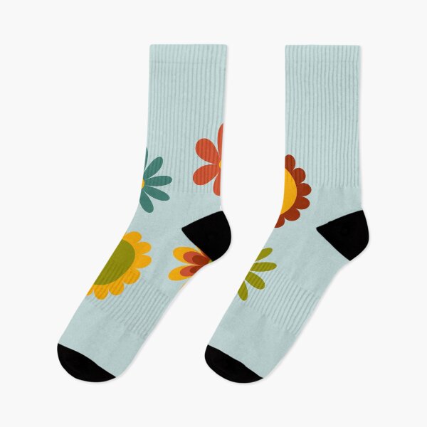 Item preview, 70s design flower colorful retro child graphic minimal woman designed and sold by ALLURE-minimal.