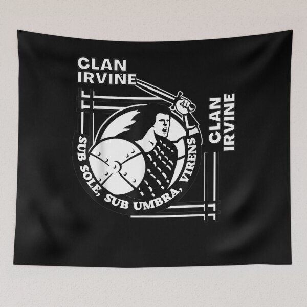 Item preview, Irvine Clan Gaelic Motto Swordsman  designed and sold by charalphe.
