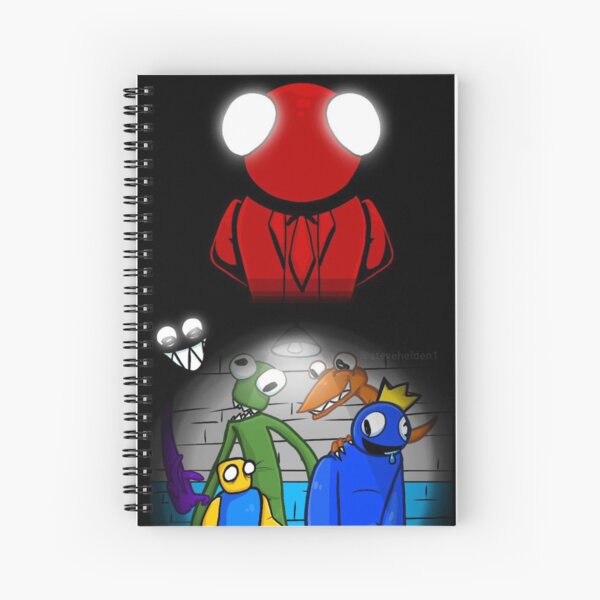 Red Scientist Rainbow Friends | Spiral Notebook