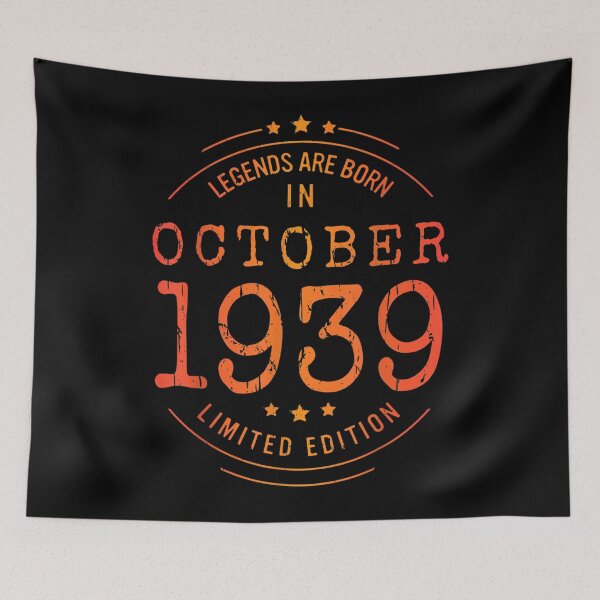 Item preview, Birthday October 1939 Year Limited Edition Used Legends  designed and sold by charalphe.