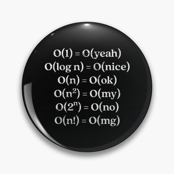 Item preview, Funny programming graphic Alternative Big O Notation design   designed and sold by WearStormLily.