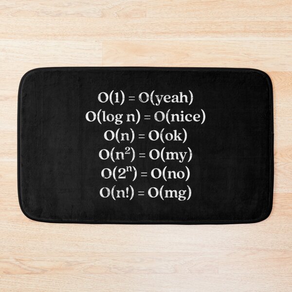 Item preview, Funny programming graphic Alternative Big O Notation design   designed and sold by WearStormLily.