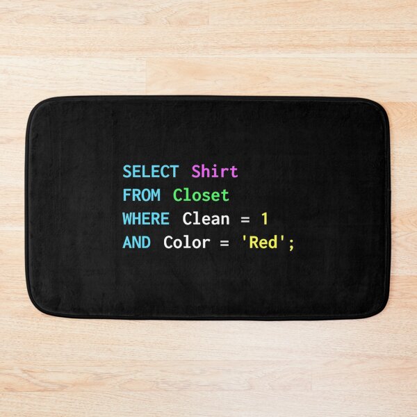 Item preview, Funny SQL design for SQL programmers, DBA, and DB admins    designed and sold by WearStormLily.