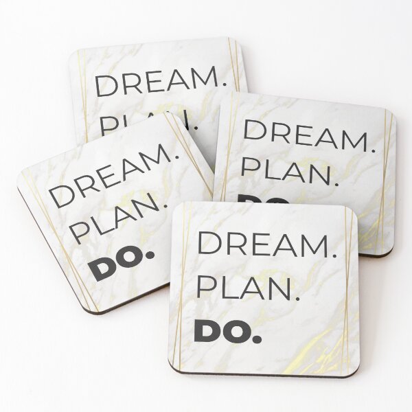 Item preview, DREAM. PLAN. DO. - Motivational Quote - Inspirational Art designed and sold by Aislling.