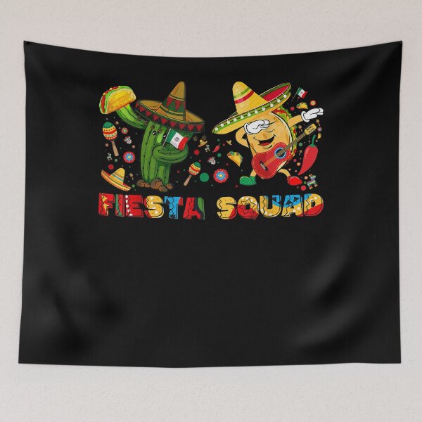 Item preview, Fiesta Squad Viva Mexico Cactus Chilli Taco Mexico  designed and sold by charalphe.