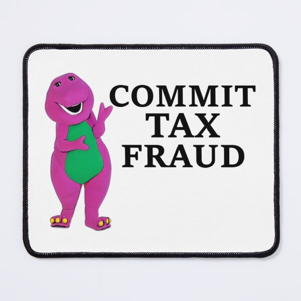 Item preview, Commit Tax Fraud Funny Purple Dinosaur Saying Vintage designed and sold by CharsyWatson.