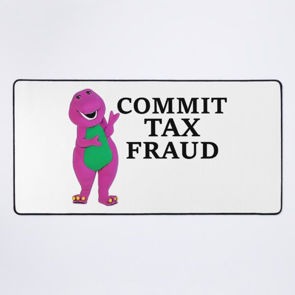 Item preview, Commit Tax Fraud Funny Purple Dinosaur Saying Vintage designed and sold by CharsyWatson.