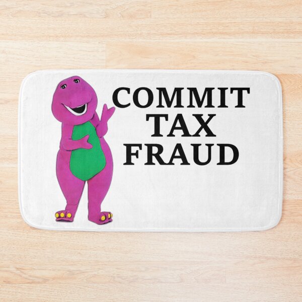 Item preview, Commit Tax Fraud Funny Purple Dinosaur Saying Vintage designed and sold by CharsyWatson.