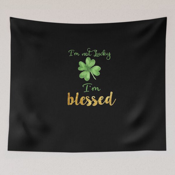 Item preview, I am not Lucky Im Blessed Shirt, Quote tshirt Ladies or Adult Fit Slogan Positive Motivational designed and sold by Zosef-artist.