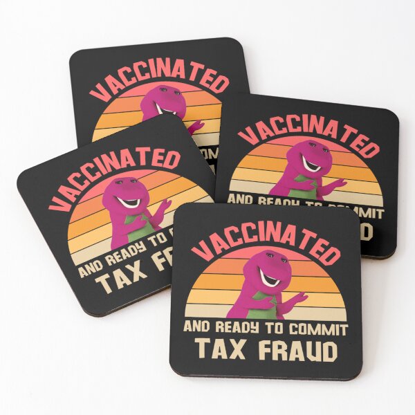 Item preview, Vaccinated and ready to commit tax fraud, funny tax season 2022 meme designed and sold by CharsyWatson.